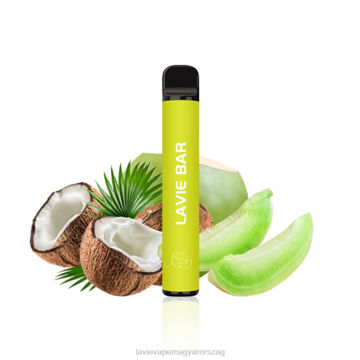 BJV0324 Lavie Vape Rendelés | dinnye kókusz LAVIE BAR 2-os verzió 800 fújás